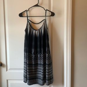 Black and White printed dress